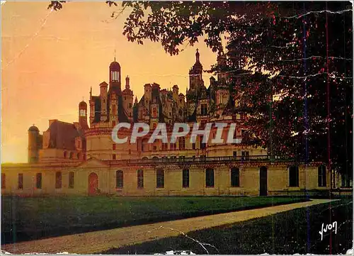 Moderne Karte Le Val de Loire Chateau de Chambord (Loir et Cher)