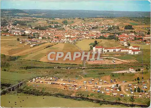 Cartes postales moderne Langogne (Lozere) Au premier plan le Camping