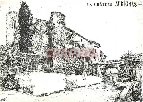 Cartes postales moderne Le Chateau Aubignas