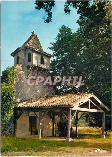 Moderne Karte Hostens (Gironde) La chapelle Ste Catherine de Retis (XIIe et XVe s)