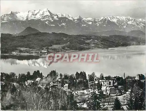 Moderne Karte Portschach am Worthersee mit Karawanken