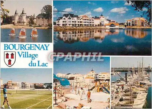 Cartes postales moderne Talmont St Hilaire (Vendee) Bourgenay Village du Lac Tennis