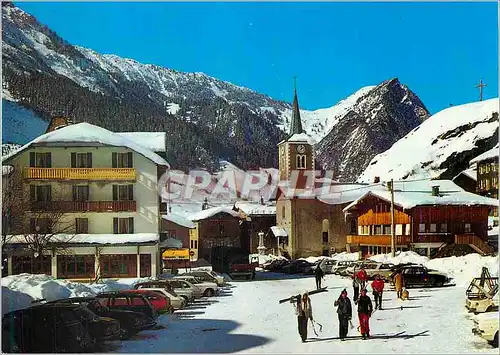 Moderne Karte Pralognan La Vanoise (Savoie) Centre de la Station