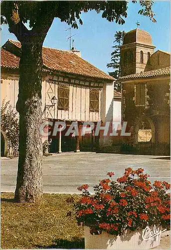 Cartes postales moderne Caudecoste Bastide du 13e siecle l'Eglise