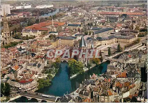 Moderne Karte Metz (Moselle) La Lorraine Pittoresque La Moselle et le Temple