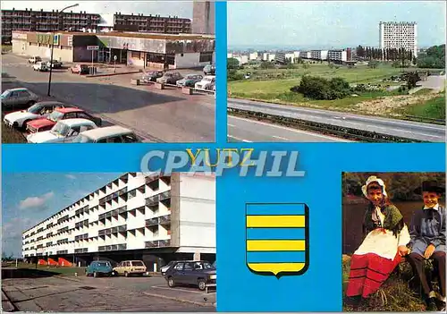 Cartes postales moderne Yutz Rue du Poitou Centre commercial vue generale