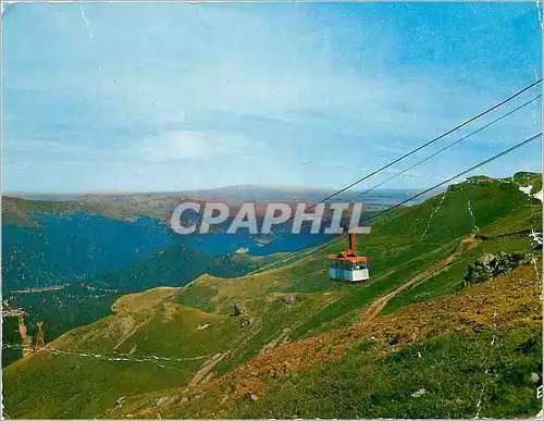 Cartes postales moderne Haute Auvergne Teleferique reliant le Plomb du Cantal a la Station du Super Lioran au dernier pl