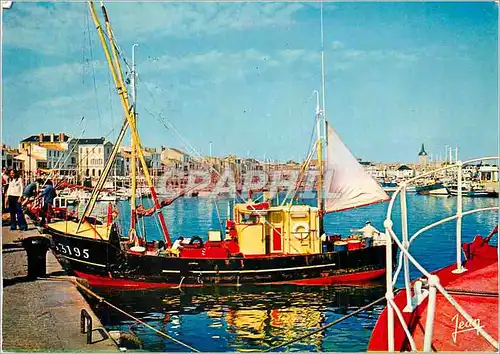 Cartes postales moderne La Vendee Les Sables d'Olonne Le Port Bateau de peche