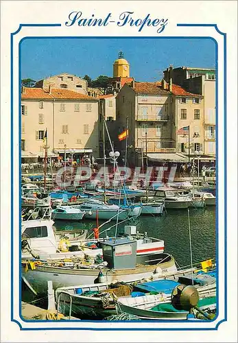 Cartes postales moderne Cote d'Azur French Riviera Saint Tropez (Var) Le Port Bateaux
