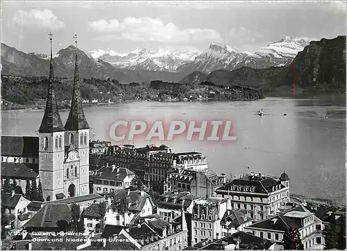 Cartes postales moderne Luzern Ober und Niede