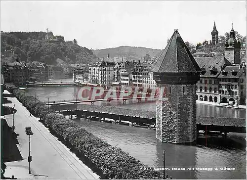 Cartes postales moderne Luzern Rouss mit Musogg