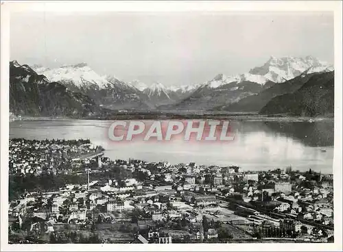 Cartes postales moderne Vevey Montreux