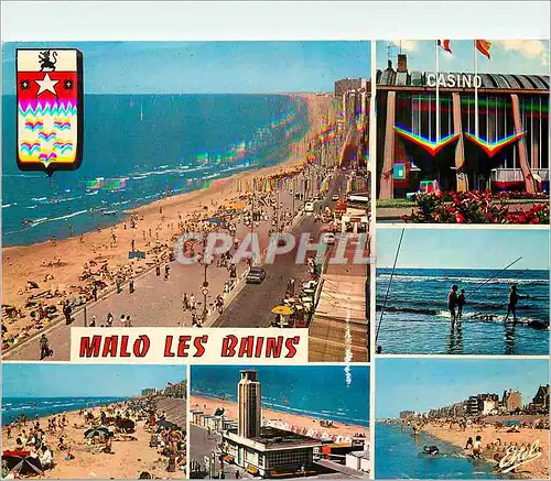 Cartes postales moderne Malo les Bains (Nord) La Cote d'Opale