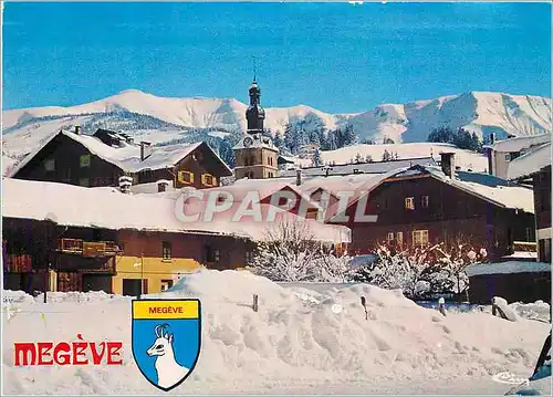 Moderne Karte Megeve (Hte Savoie) Le vieux Megeve