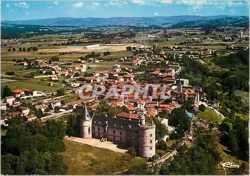 Moderne Karte Andresieux Boutheon (Loire) Vue aerienne Le Chateau