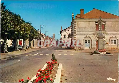 Moderne Karte Grenade sur L'Adour (Landes) La rue Rene Vielle