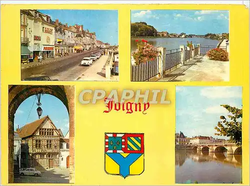 Cartes postales Joigny (Yonne) Quai Gal Leclerc Les bords de l'Yonne Maison du XVIeme Les bords de l'Yonne