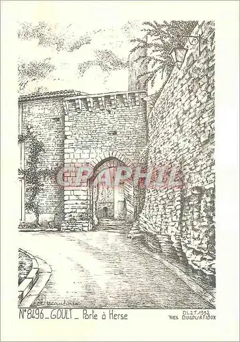 Cartes postales Goult Porte a Herse Sites et Monuments