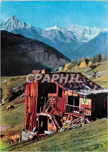 Moderne Karte Paysages des Alpes