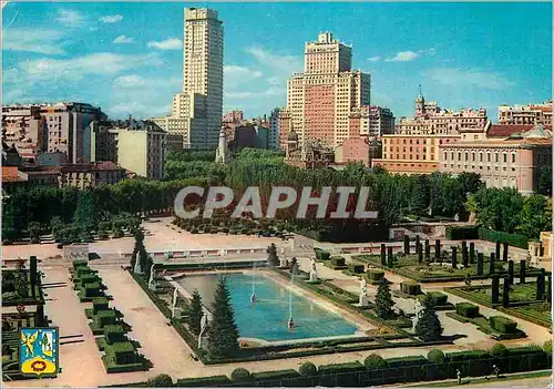 Cartes postales moderne Madrid Jardins de Sabatini