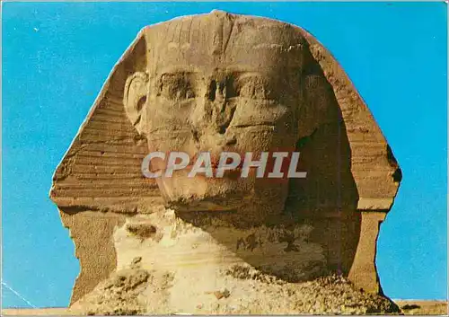 Moderne Karte The head of the famous Sphinx