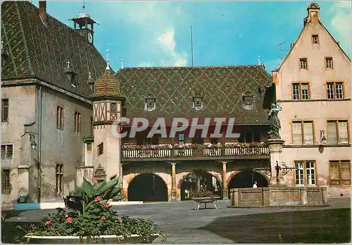 Cartes postales moderne Colmar (Alsace) Fontaine Schwendi et ancienne Douane