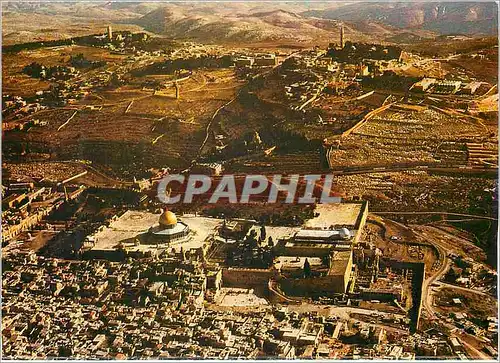 Cartes postales moderne Jerusalem the Old City bird's eye view The Western Wall the Western and Southern Wall exacavatio