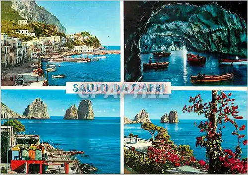 Cartes postales moderne Saluti Da Capri