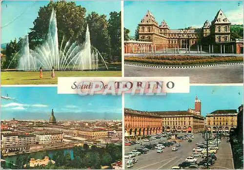 Moderne Karte Saluti da Torino
