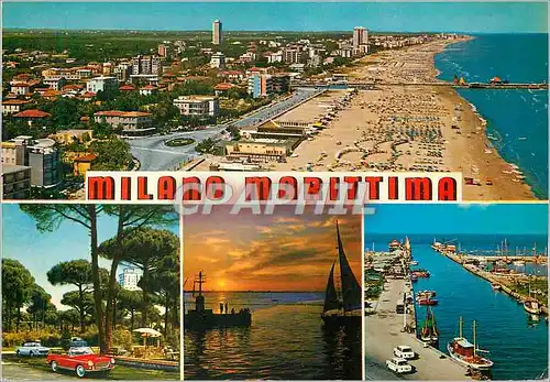 Moderne Karte Milano Marittina