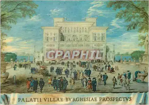 Cartes postales moderne Galleria Borghese Roma Bour vue de la villa borghese