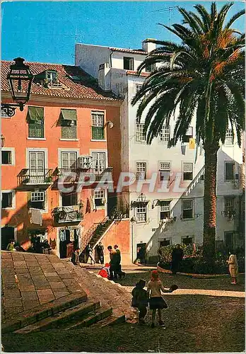 Moderne Karte Lisboa (Portugal) Un endroit a alfama