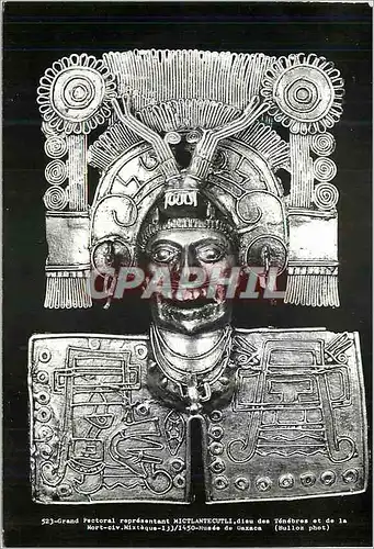 Cartes postales moderne Grand pectoral representant nictlantecutli