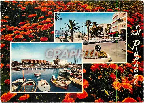 Moderne Karte Reflets de la cote d azur saint raphael (var) Bateaux