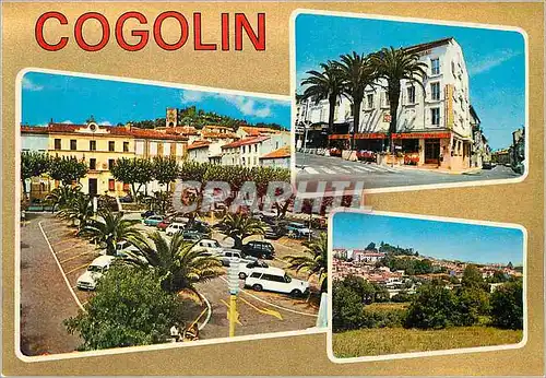 Moderne Karte Cote varoise souvenir de cogolin
