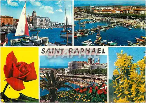 Cartes postales moderne la cote d azur saint raphael (var) le port