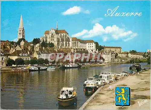 Cartes postales moderne Auxerre les merveilles de l yonne Bateaux