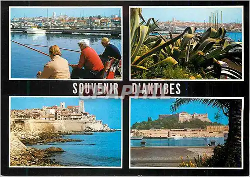 Moderne Karte Souvenir d antibes (06)