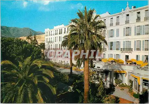 Cartes postales moderne L orangeraie mg ptt menton facade et terrasses
