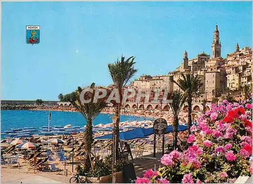 Cartes postales moderne Cote d azur french riviera menton (alpes maritimes) la vieille ville