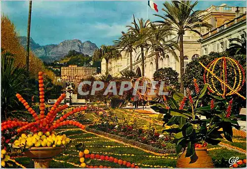 Cartes postales moderne Menton cote d azur carrefour mondial du tourisme cite des fruits d or