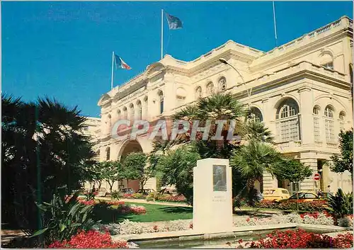 Cartes postales moderne Menton palais de l europe et jardins bioves