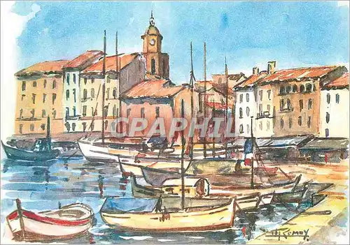 Cartes postales moderne St tropez (var) le port
