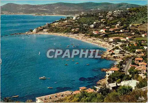 Moderne Karte Saint clair (var) la cote d azur varoise les environs du lavandou