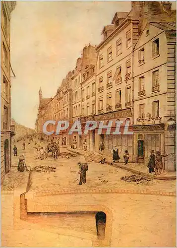 Cartes postales moderne Les egouts de paris egout de la rue saint antoine en 1830