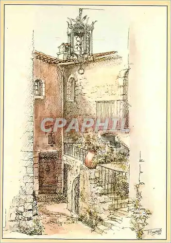 Cartes postales moderne Eze village palais du prince de suede