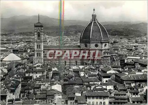 Moderne Karte Firenze la cathedrale panorama