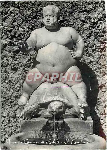 Cartes postales moderne Florence le jardin de boboli petit bacchus