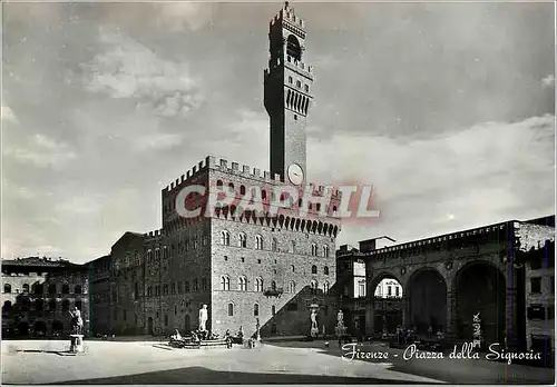 Moderne Karte Florence la place de la seigneurie