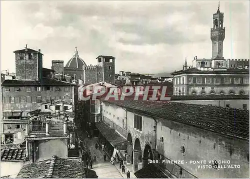 Cartes postales moderne Firenze ponte vecchio visto dall alto